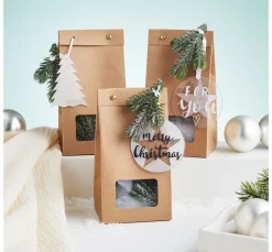 ohne Marke Acrylformen|Anhänger>Acrylanhänger "Tannenbaum" mit Band, 3er-Set