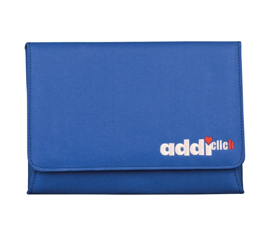 addi Rundstricknadeln|Strickset>Click Etui Set Novel LONG mit viereckigen Spitzen