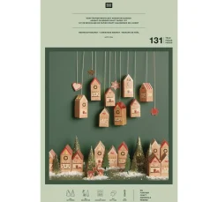 Rico Design Tüten & Anhänger|Tüten & Anhänger>Adventskalender Bastelset "Weihnachtsmarkt"