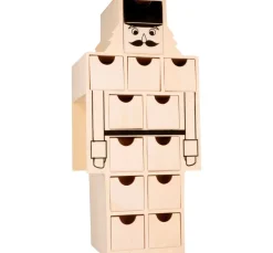 Artemio Adventskalender|Holz, Mdf & Pappmaché>Adventskalender "Nussknacker"