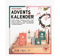folia Tüten & Anhänger|Tüten & Anhänger>Adventskalender-Set "Bowtiful Christmas"