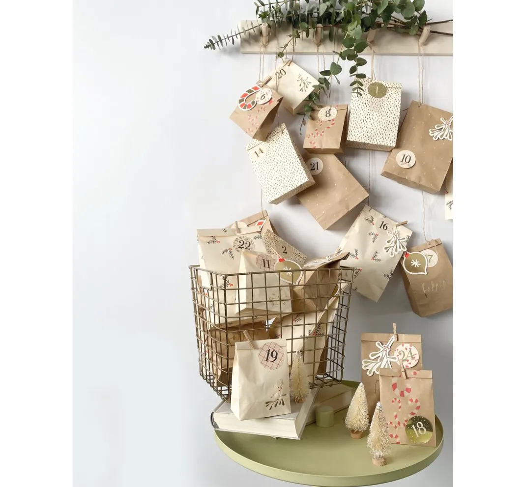 folia Adventskalender|Papier-Bastelsets>Adventskalender-Set "Falala"
