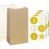 Heyda Adventskalender>Adventskalender-Set "Goldene Punkte"