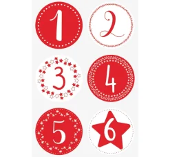 Heyda Tüten & Anhänger|Adventskalender>Adventskalender-Set "Pünktchen"