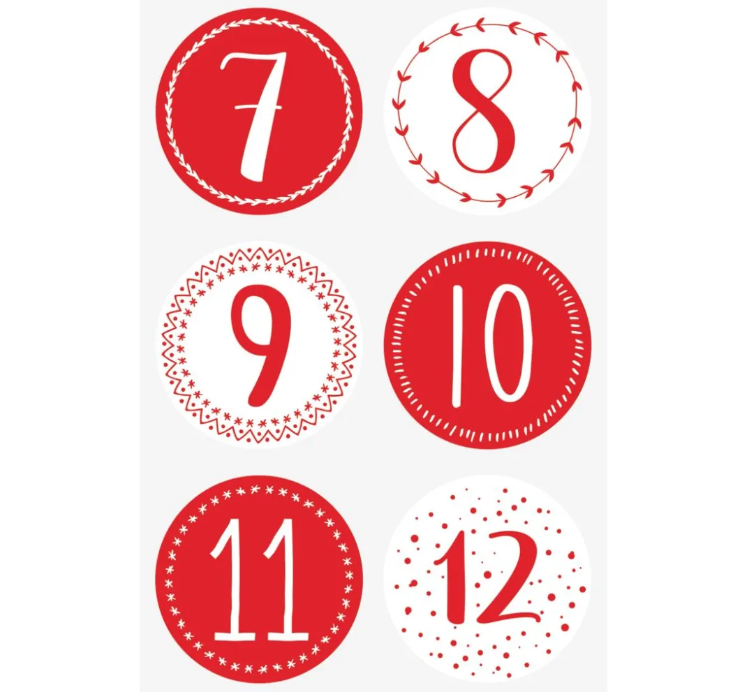 Heyda Tüten & Anhänger|Adventskalender>Adventskalender-Set "Pünktchen"