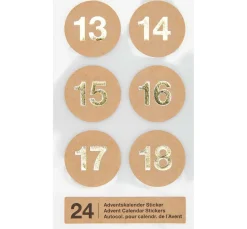 Rico Design Sticker & Klebebänder>Adventskalender-Sticker