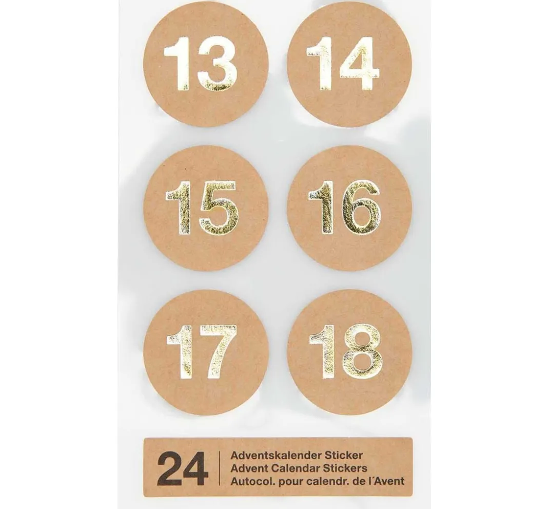 Rico Design Sticker & Klebebänder>Adventskalender-Sticker