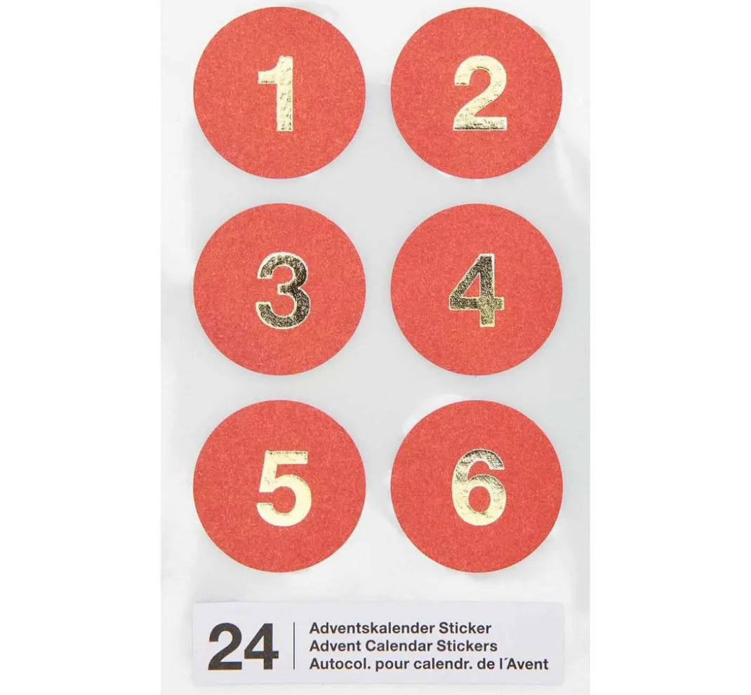 Rico Design Sticker & Klebebänder>Adventskalender-Sticker