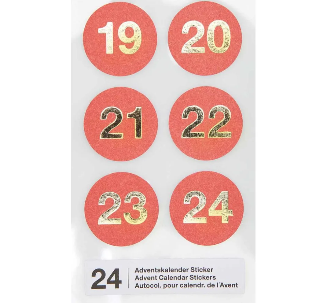 Rico Design Sticker & Klebebänder>Adventskalender-Sticker