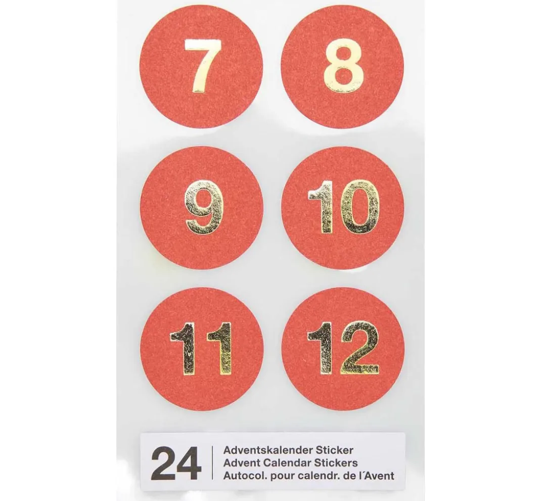 Rico Design Sticker & Klebebänder>Adventskalender-Sticker