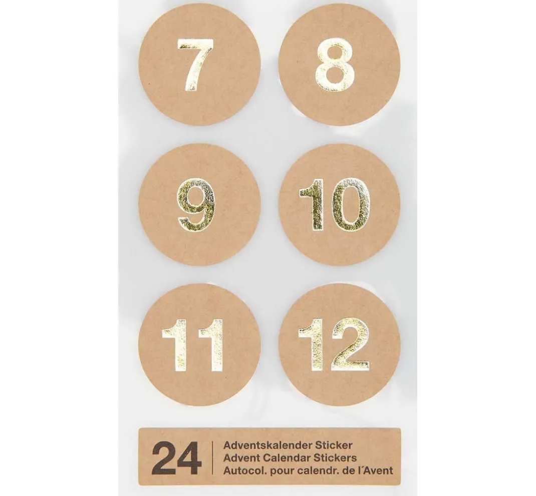 Rico Design Sticker & Klebebänder>Adventskalender-Sticker