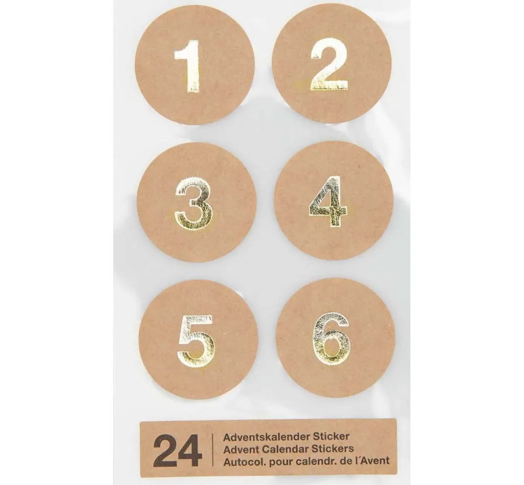 Rico Design Sticker & Klebebänder>Adventskalender-Sticker