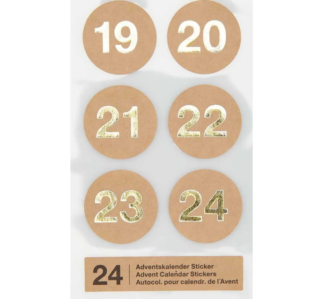 Rico Design Sticker & Klebebänder>Adventskalender-Sticker