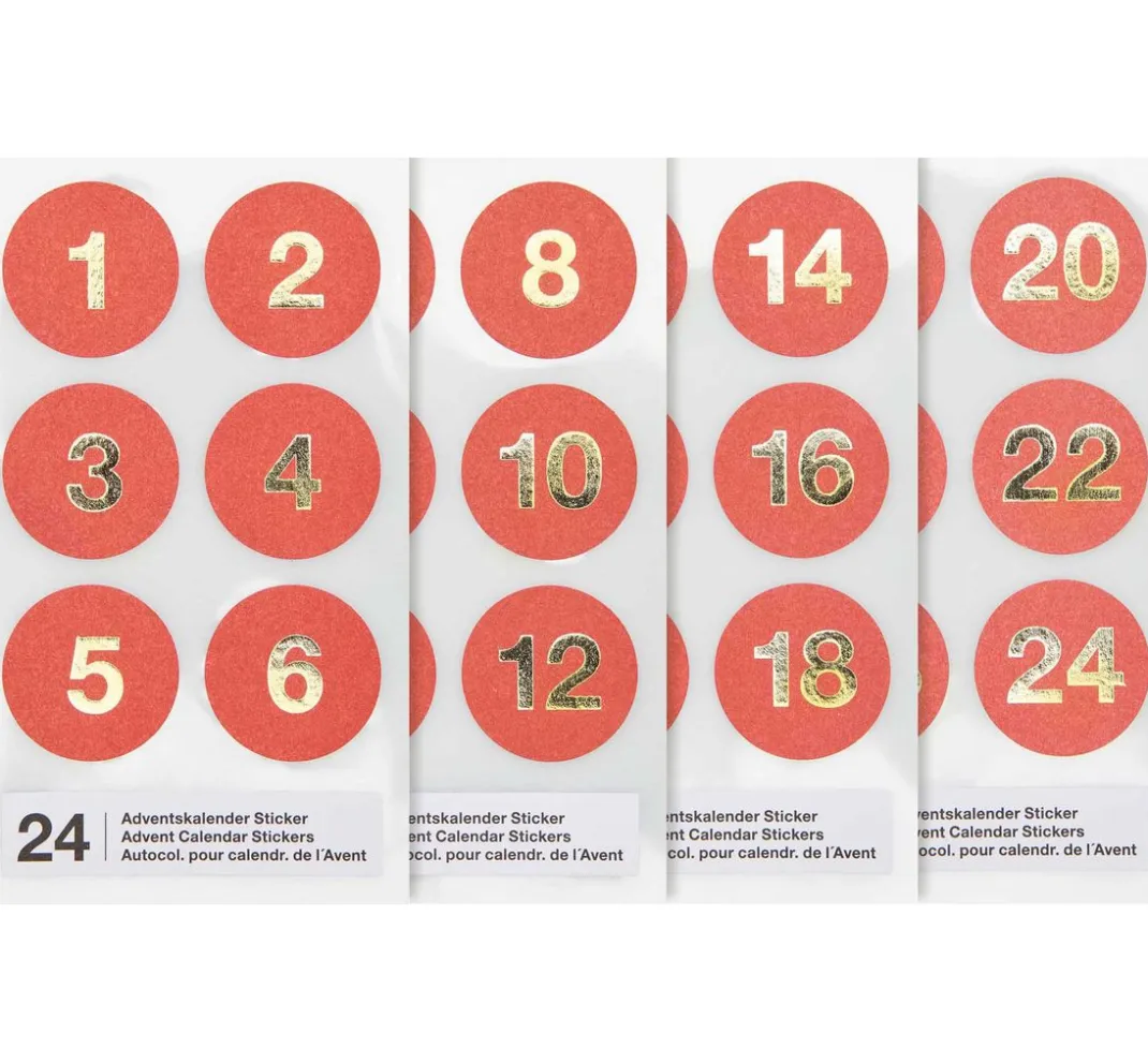 Rico Design Sticker & Klebebänder>Adventskalender-Sticker