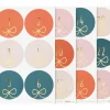 folia Sticker & Klebebänder|Kartengestaltung>Adventskalendersticker "Round Bows"