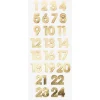 folia Sticker & Klebebänder|Kartengestaltung>Adventskalenderzahlen