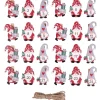 Rayher Adventskalender>Adventszahlen "Weihnachtswichtel Santa" auf Holzklammer