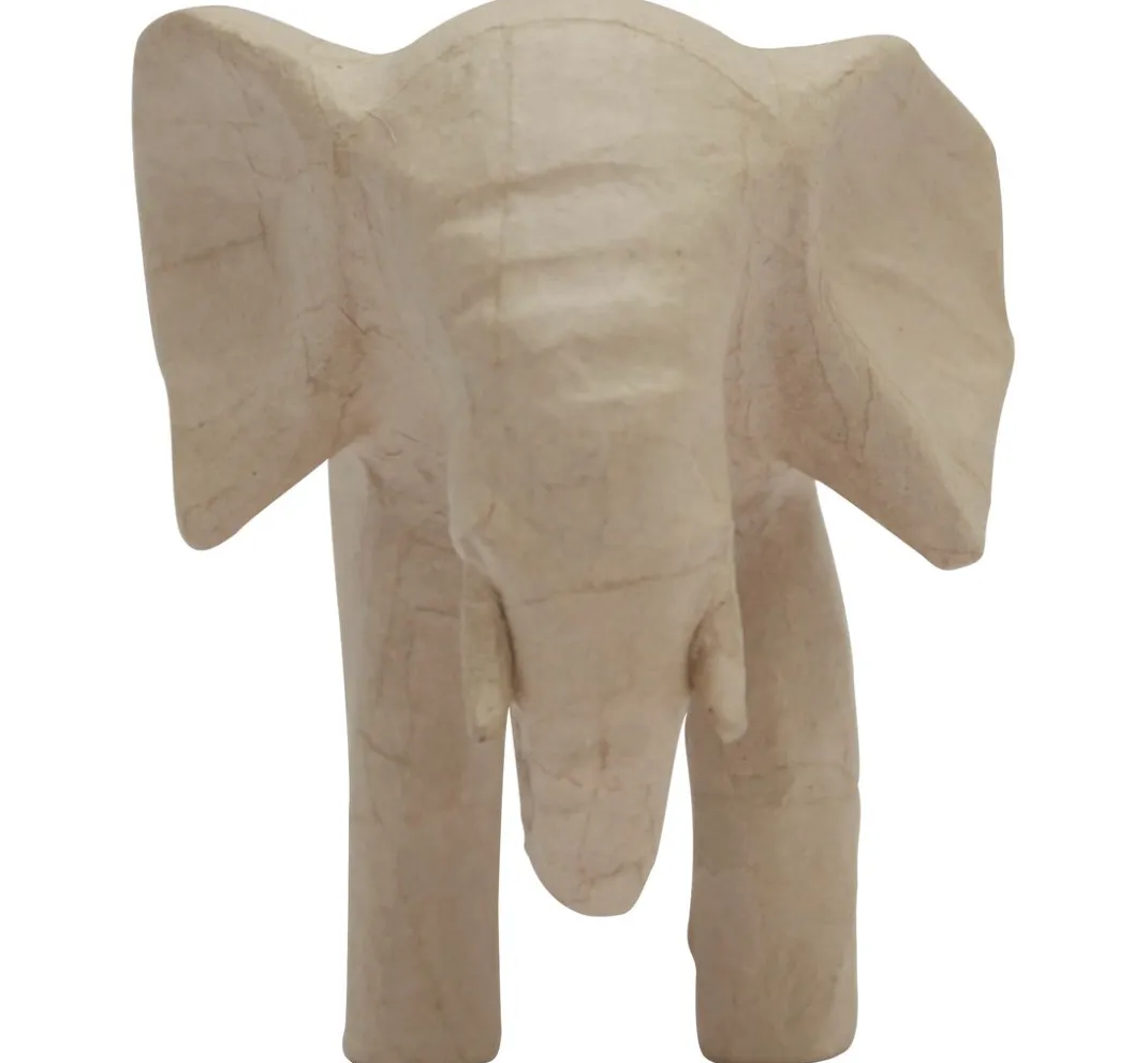 Kinder décopatch Holz|Décopatch>Afrikanischer Elefant, Pappmaché