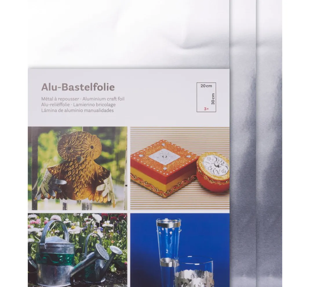 Rayher Metallfolie|Serviettentechnik>Aluminium-Bastelfolie