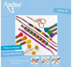 Kinder Anchor Schmuck-Bastelsets|Freundschaftsarmbänder>Starter Kit "Freundschaftsbänder Kit Regenbogen"