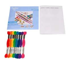 Kinder Anchor Schmuck-Bastelsets|Freundschaftsarmbänder>Starter Kit "Freundschaftsbänder Kit Regenbogen"