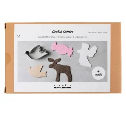 Kinder creativ company Modellier-Werkzeuge|Backen>Ausstechformen-Set "Elch & Co."