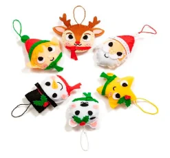 Kinder My Mandarine Näh-Sets|Kuschel- & Wärmetiere>Avenue Mandarine Kreativ-Box Nähen Mini Couz’IN "Weihnachtsanhänger"