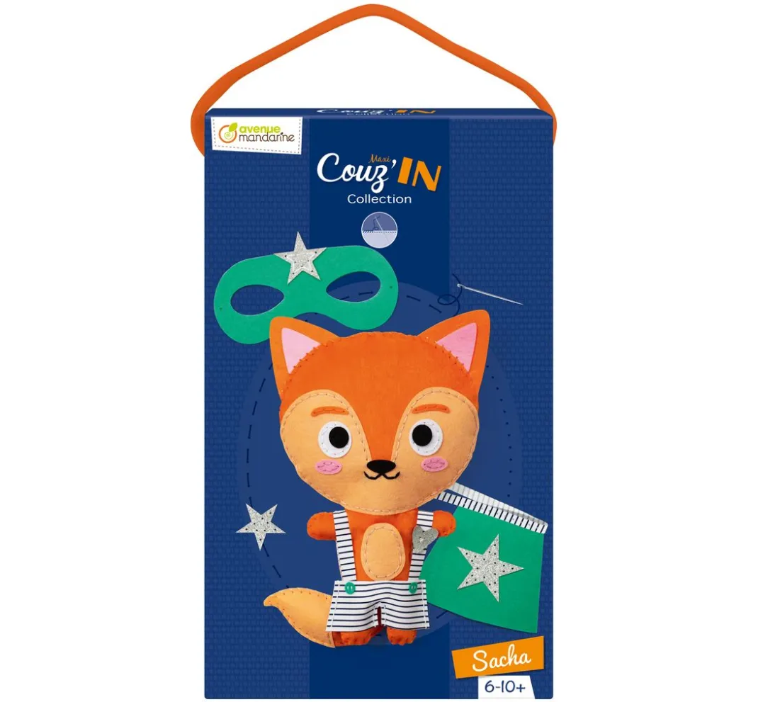 Kinder My Mandarine Näh-Sets|Kuschel- & Wärmetiere>Avenue Mandarine Nähset Maxi Couz'In "Fuchs Sacha"