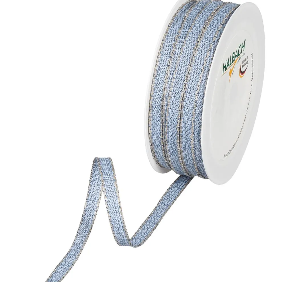 HALBACH Uniband|Geschenk- & Ringelband>Band mit Leinenkante
