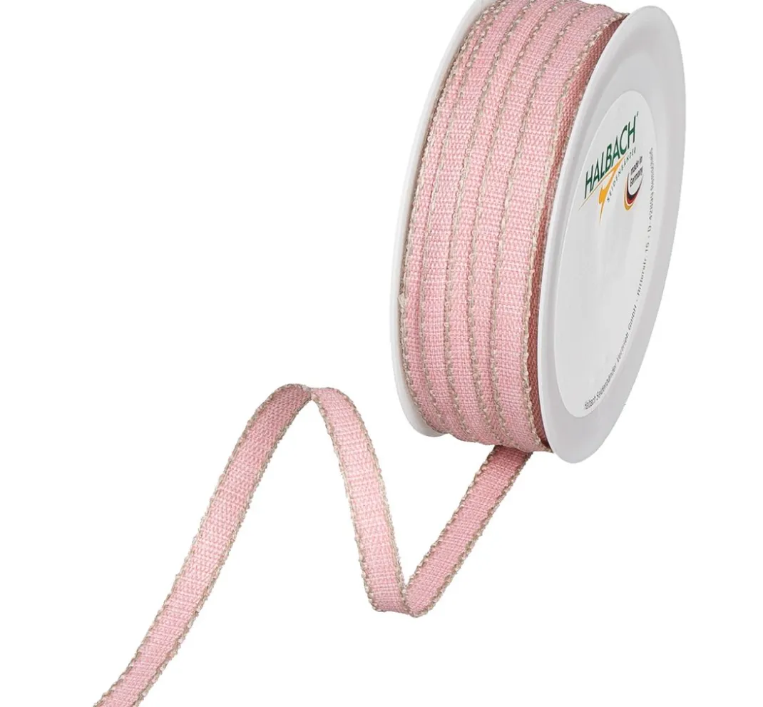 HALBACH Uniband|Geschenk- & Ringelband>Band mit Leinenkante