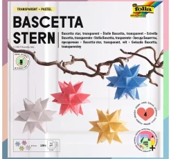 folia Falt- & Origamipapier>Bascetta-Stern Set "Transparent"