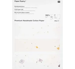 Rico Design Spezialpapier & -Karton|Farb- & Motivblöcke>Bastelblock "Handgeschöpftes Baumwollpapier"