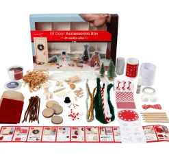 Kinder creativ company Deko-Bastelsets|Weitere Geschenkideen Für Kinder>Bastelbox Wichteltür "Weihnachtsszenen"
