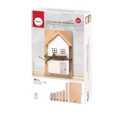 Kinder Rayher Deko-Bastelsets|Holz>Bastelpackung Holz "Klötzchen & Platten"