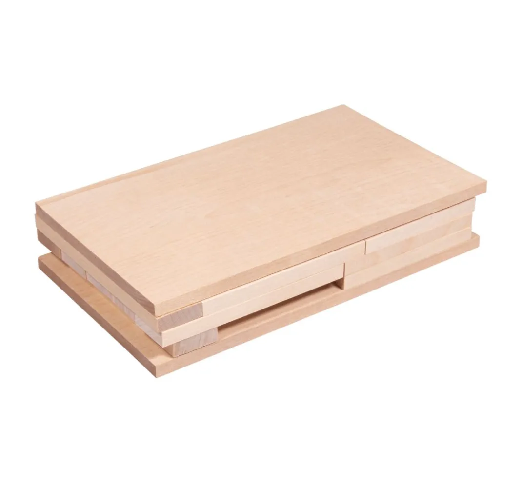 Kinder Rayher Deko-Bastelsets|Holz>Bastelpackung Holz "Klötzchen & Platten"