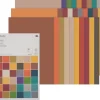 Rico Design Tonpapier & Fotokarton|Farb- & Motivblöcke>Bastelpapier-Block "Earthy Colours"