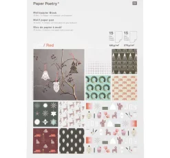 Kinder Rico Design Papier|Farb- & Motivblöcke>Bastelpapier-Block "I love Christmas"