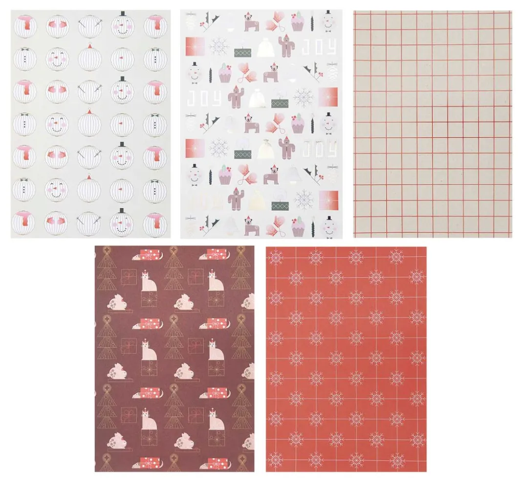 Kinder Rico Design Papier|Farb- & Motivblöcke>Bastelpapier-Block "I love Christmas"