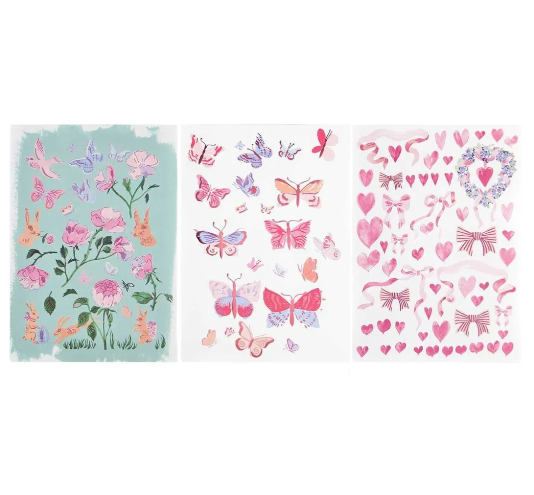 Rico Design Farb- & Motivblöcke>Bastelpapier-Block "La Vie En Rose"