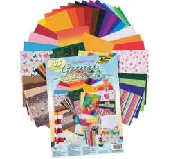 Kinder folia Papier|Farb- & Motivblöcke>Bastel-Set "Ganzjahr"