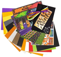 Kinder folia Deko-Bastelsets|Papier-Bastelsets>Bastel-Set "Halloween"
