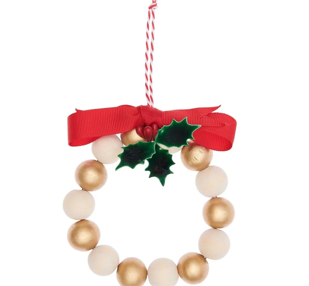 Kinder Rico Design Deko-Bastelsets|Bastelsets>Bastelset Holzperlen "Kranz"