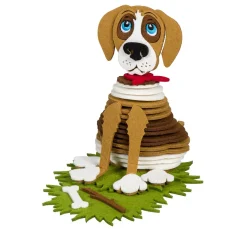 Kinder HALBACH Deko-Bastelsets|Bastelsets>Bastel-Set "Hund"