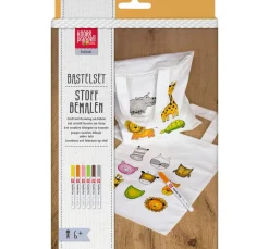 Kinder KNORR prandell Malsets|Textil-Design>Bastelset Kindertaschen "Animals & Zoo"