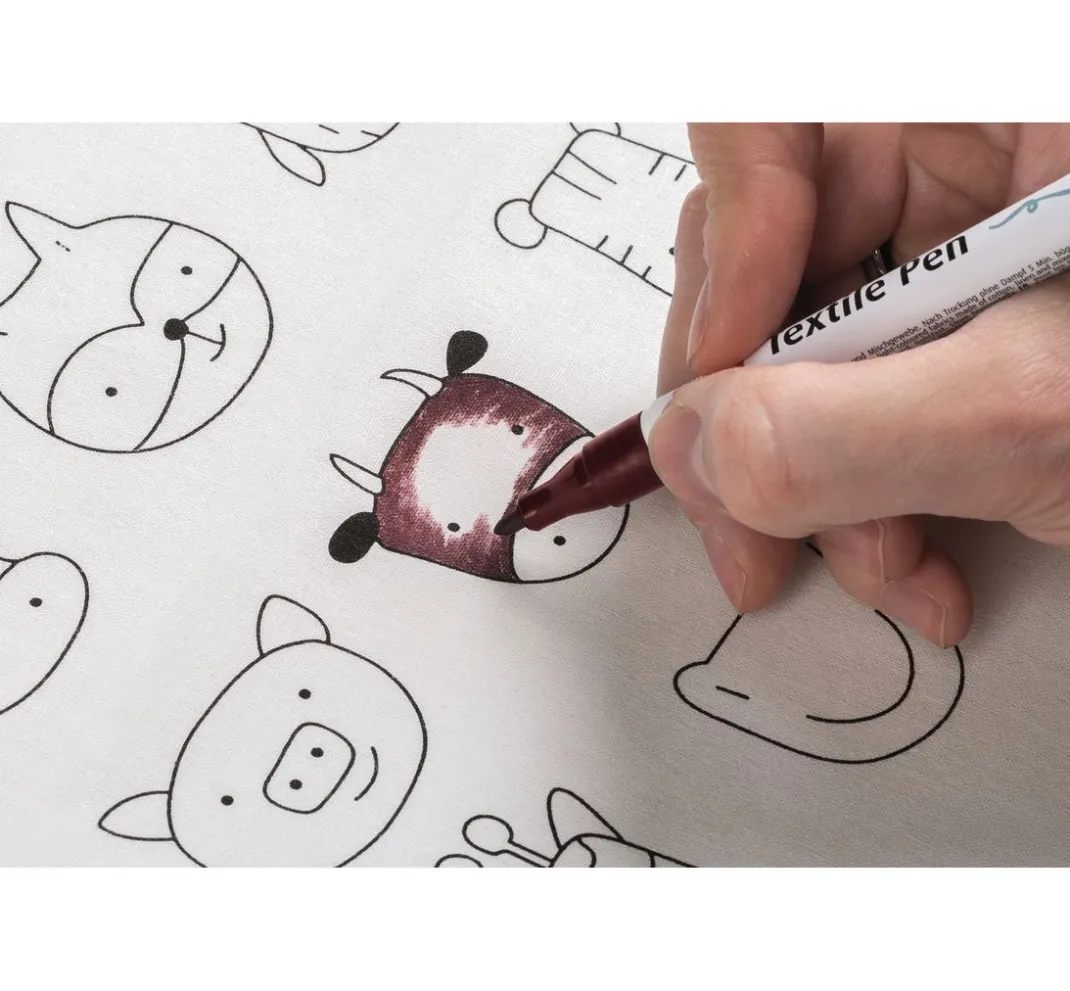 Kinder KNORR prandell Malsets|Textil-Design>Bastelset Kindertaschen "Animals & Zoo"