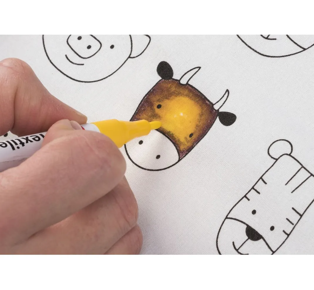 Kinder KNORR prandell Malsets|Textil-Design>Bastelset Kindertaschen "Animals & Zoo"