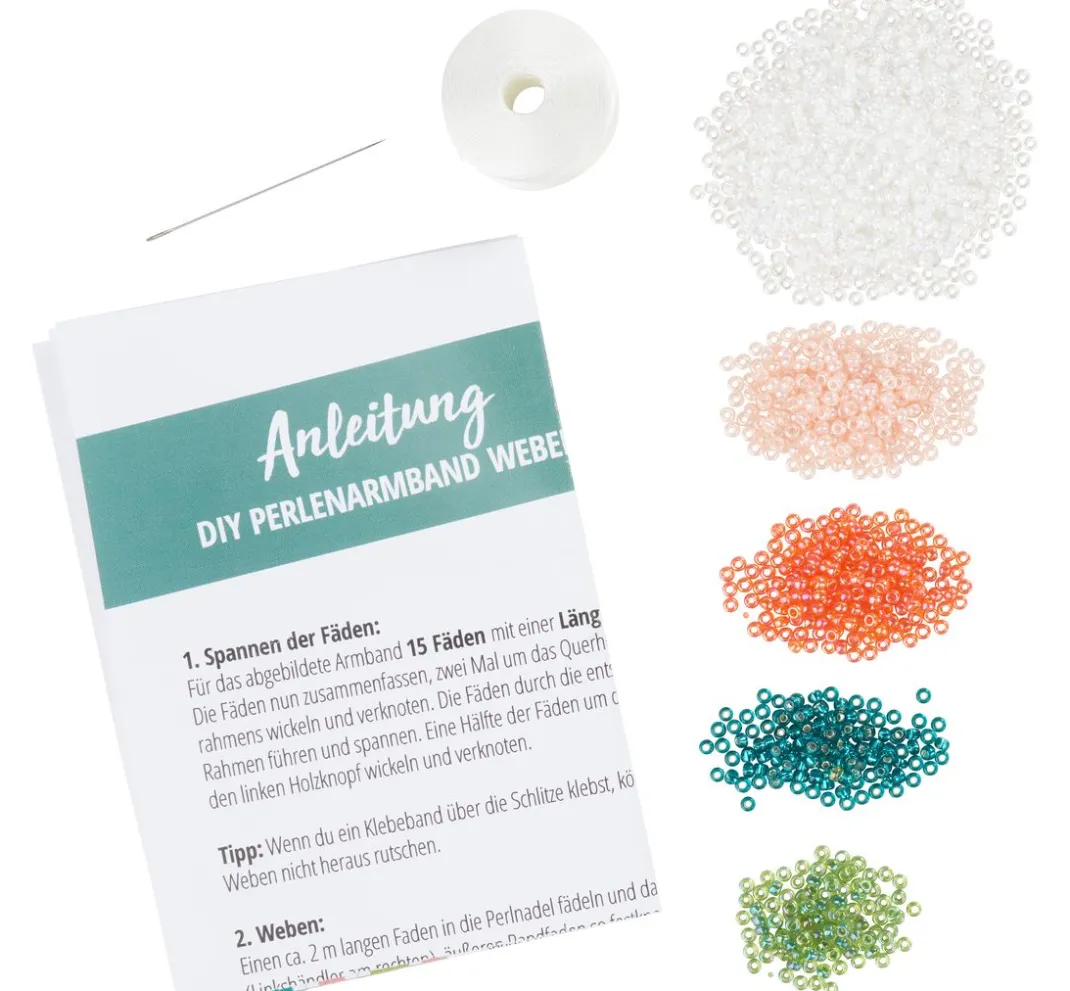 PRACHT Sets|Glasperlen>Bastelset "Miyuki Perlenarmband", Summer