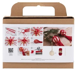 creativ company Makramee Diy Set>Bastelset Weihnachtskugeln "Makramee"