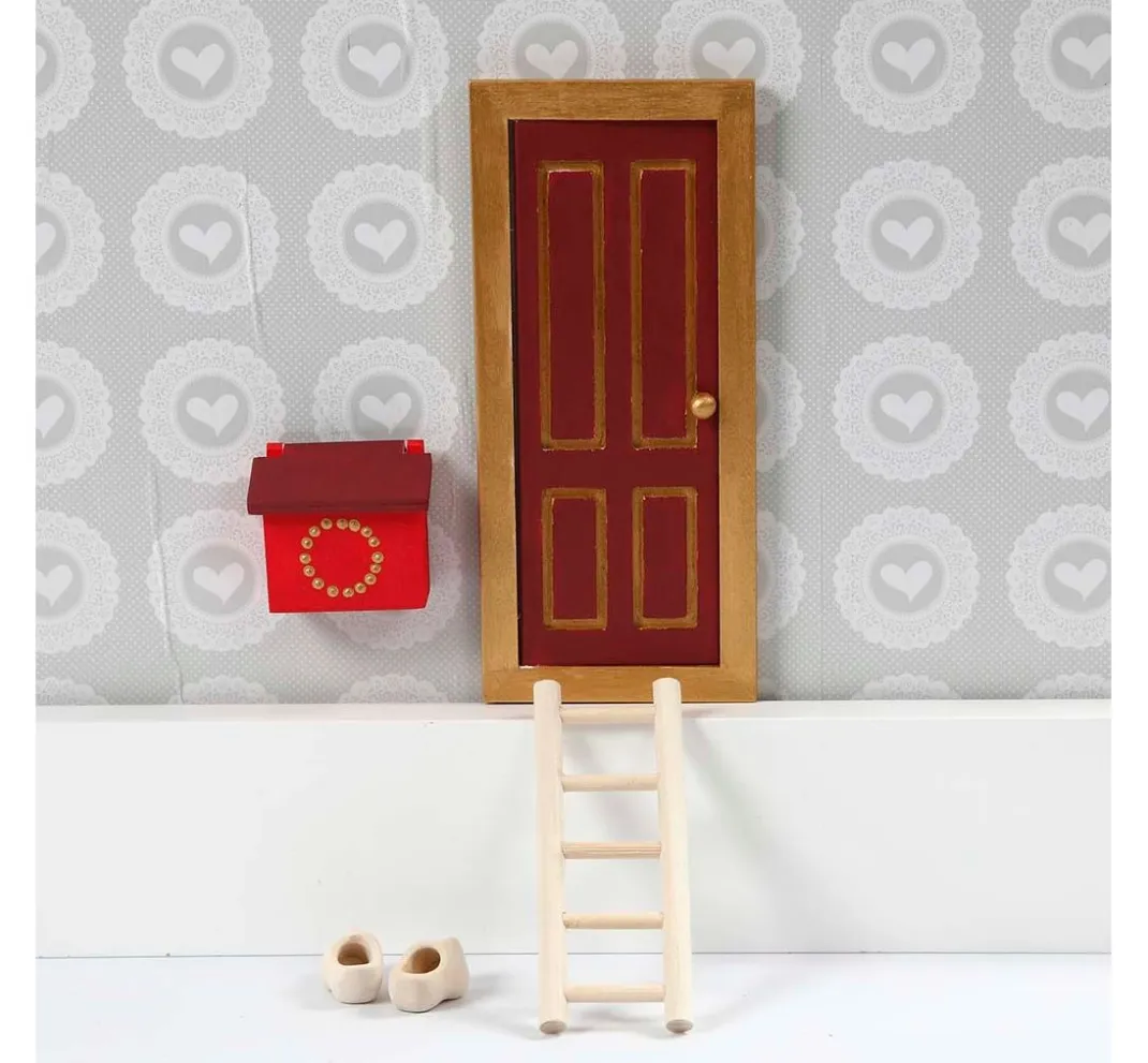 Kinder creativ company Weitere Geschenkideen Für Kinder|Miniaturen>Bastelset Wichteltür "Elf Door"