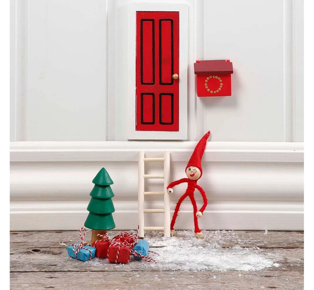 Kinder creativ company Weitere Geschenkideen Für Kinder|Miniaturen>Bastelset Wichteltür "Elf Door"